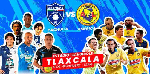 Leyendas del America vs Pachuca